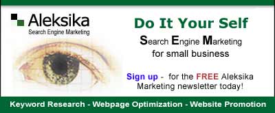 Do-It-Yourself Search Engine Marketing for Small Business!
