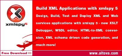 Build XML Applications with xmlspy 5 - Free Download!