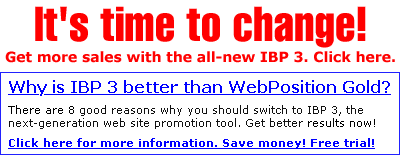 It's Time To Change - Get More Sales With IBP 3!