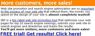 Optimize and Promote Your Site With IBP!