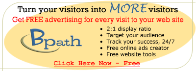 Free Advertising For Every Visit To Your Website!
