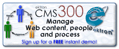 Manage Web Content, People and Process - Sign Up for a Fr-e-e Demo!