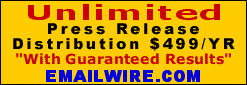 Unlimited Press Release Distribution for $499/year. Guaranteed Results!