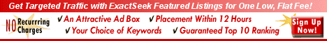 Get More Exposure for Your Website with ExactSeek Featured Listings!