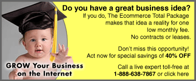 Find Out More About the ECommerce Total Package - One Low Monthly Fee - No Contracts or Leases!