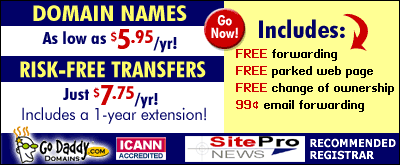 Domain Names as Low as $5.95 per Year!