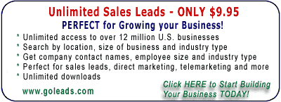 Unlimited Sales Leads - ONLY $9.95