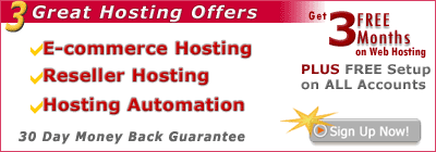 3 Great Hosting Offers - 3 Months Free!