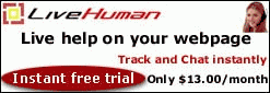 Live Help on Your Webpage - Track and Chat Instantly - Fr&euml;e Trial!