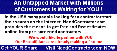 Get Your Share of an Untapped Market - Visit NeedContractor.com Today!