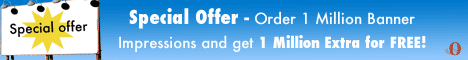 Special Offer: Order 1 Million Banner Impressions and Get 1 Million At No Additional Cost!