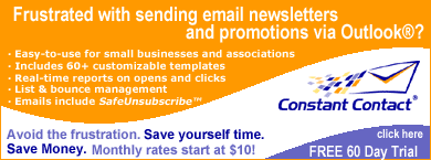 Avoid Frustration - Save Yourself Time and Money with Constant Contact - Fr'ee 60 Day Trial!