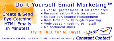 Do-It-Yourself Email Marketing - Try It Free For 60 Days!