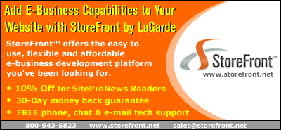 Add E-Business Capabilities to Your Website - 10% Off for SPN Subscribers!