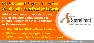 Add E-Business Capabilities to Your Website - 10% Off for SPN Subscribers!