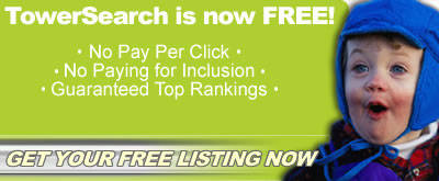 Get Your Fr'ee Website Listing at TowerSearch!