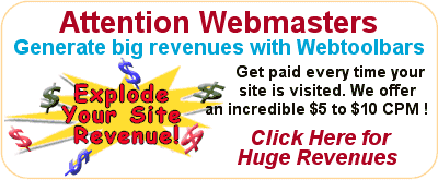 Generate Huge Revenues With WebToolBars!