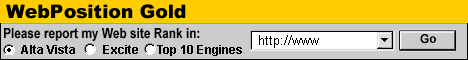 WebPosition Gold - Download A FREE
Trial Version