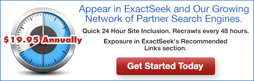 Quick 24 Hour Site Inclusion. Recrawls Every 48 Hours.