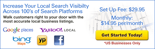Local Search Visibility across all Major Search Platforms!