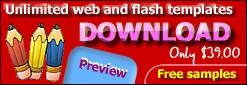 Download Web and Flash Templates - Fr&euml;e Samples!