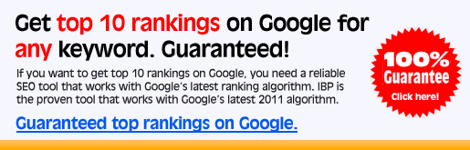Get Top 10 Rankings on Google For Any Keyword!