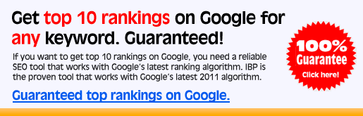 Get Top 10 Rankings on Google for any Keyword!