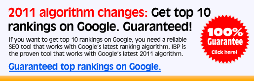 2011 Algorithm Changes - Get Top 10 Rankings on Google!