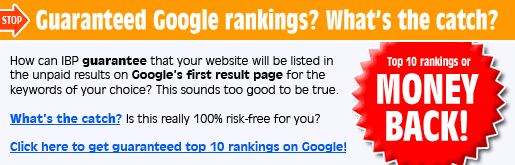Top 10 Rankings on Google!