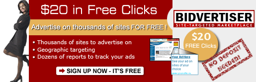 Advertise on 1000's of Sites for Frëe!