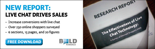 New Report: Live Chat Drives Sales!