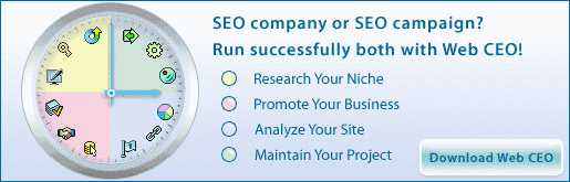 SEO Company or SEO Campaign? Run both with Web CEO!