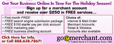 Signup for a Merchant Acccount and Receive Over $250 in FR-E-E Services!