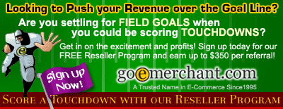 Push Your Revenue Over the Goal Line with GoEMerchant's FR-E-E Reseller Program!