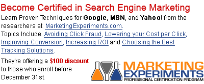 Become Certified in Search Engine Marketing!