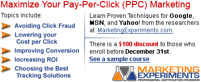 Maximize Your Pay-Per-Click Marketing!