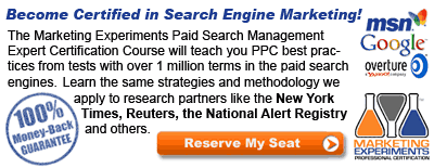 Become Certified in Search Engine Marketing!