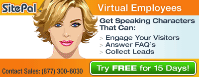 Virtual Employees - Get Speaking Characters that can Engage Your Visitors!