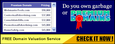 Free Domain Valuation Service!