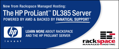 New From Rackspace - The HP ProLiant DL385 Server!