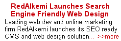 RedAlkemi Launches SEO Ready CMS and Web Design Solution!