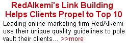 RedAlkemi's Link Building Helps Propel Clients to Top 10!