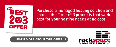 Find Out About Rackspace's Best Two out of Three Offer!