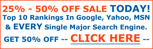 Top 10 Rankings in Google, Yahoo and MSN!