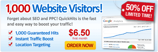 Get 1000 Website Visitors!