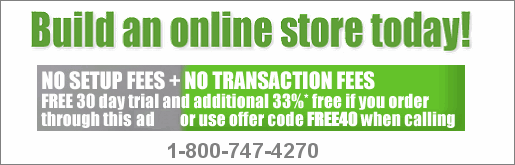 Build an Online Store Today!