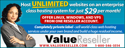 Provide World-Class Web Hosting Services Under Your Own Brand - Starts at $29 per Month!