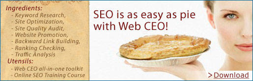 SEO is as Easy as Pie with Web CEO!