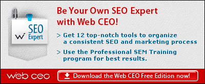 Be Your Own SEO Expert with Web CEO!