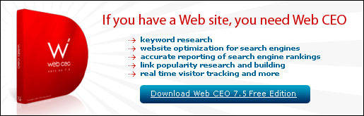 If You Have a Web site, You Need Web CEO!